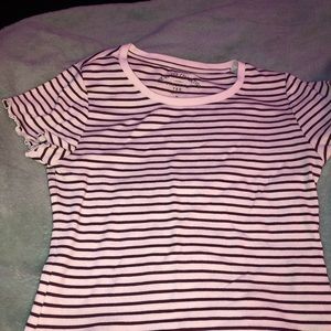 Ruffled Stripped Shirt